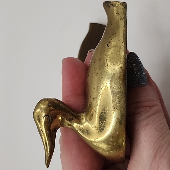 Vintage MCM Brass Ducks 4" 3.25" & 2.5" - Picture 8 of 9